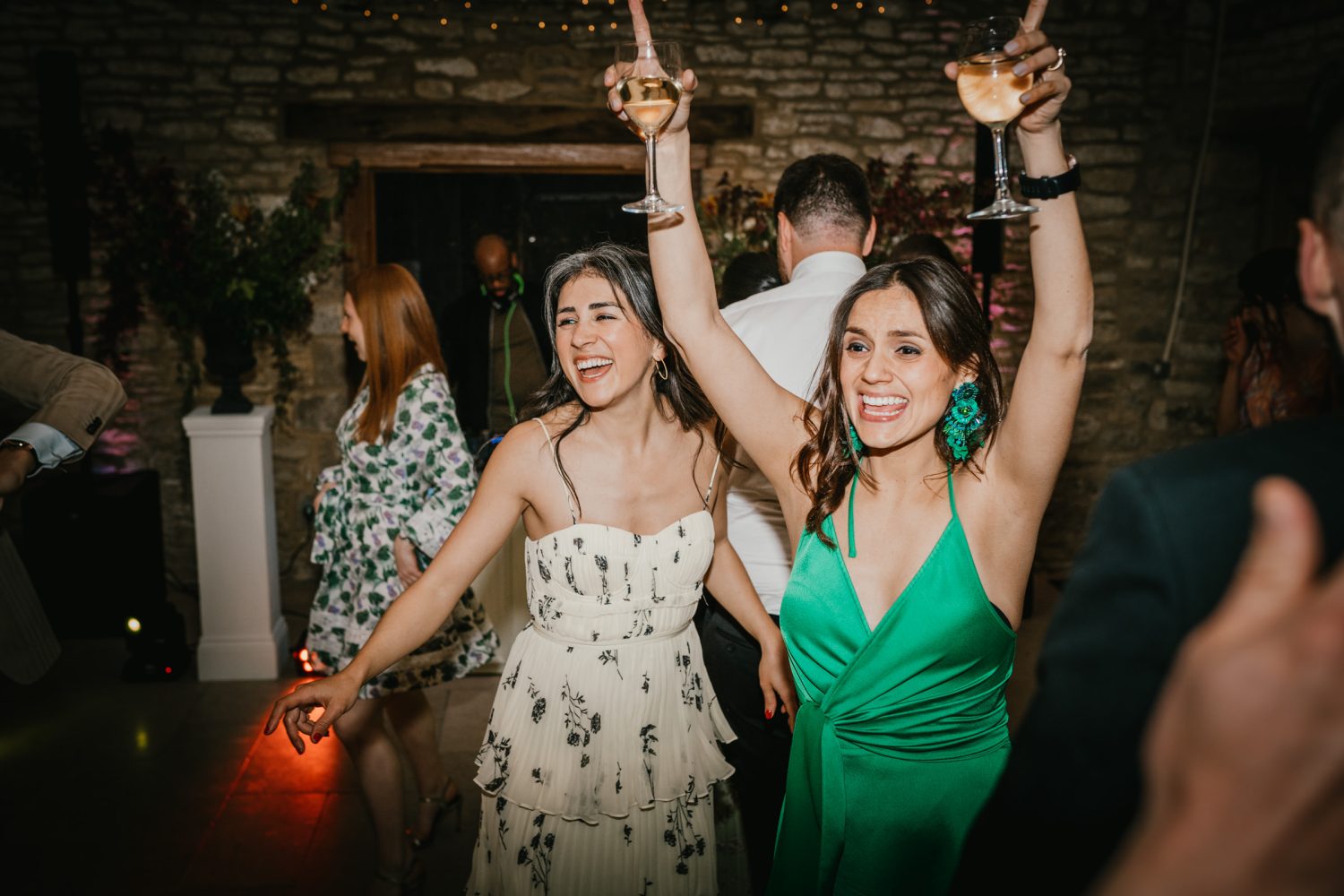dance floor party at Caswell House