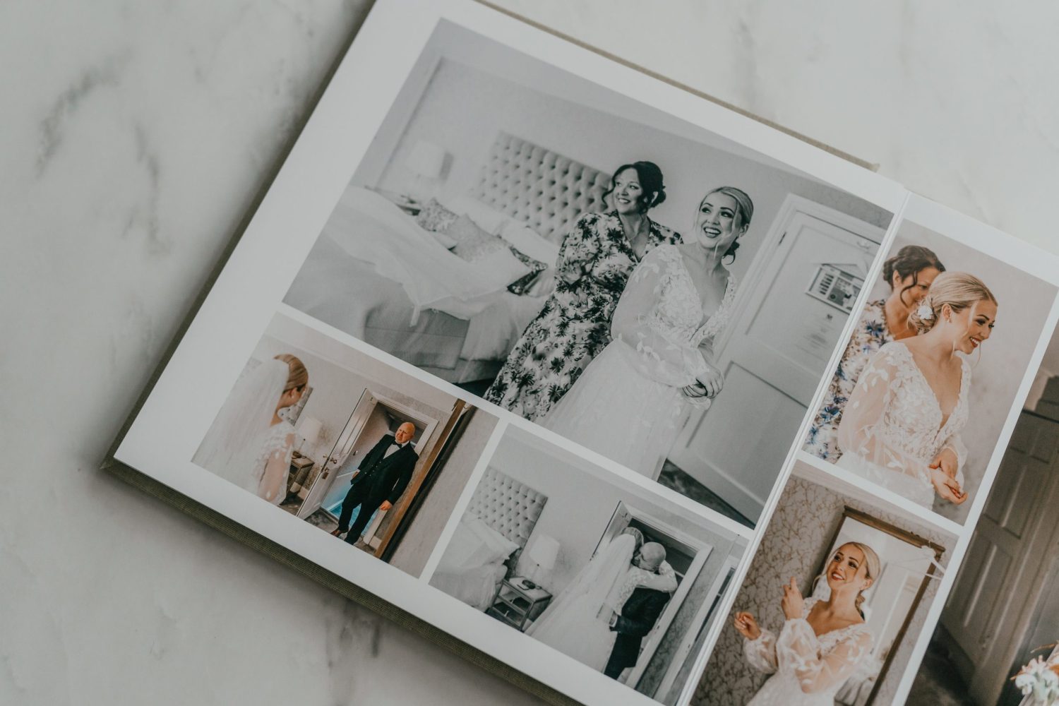 fine art wedding album