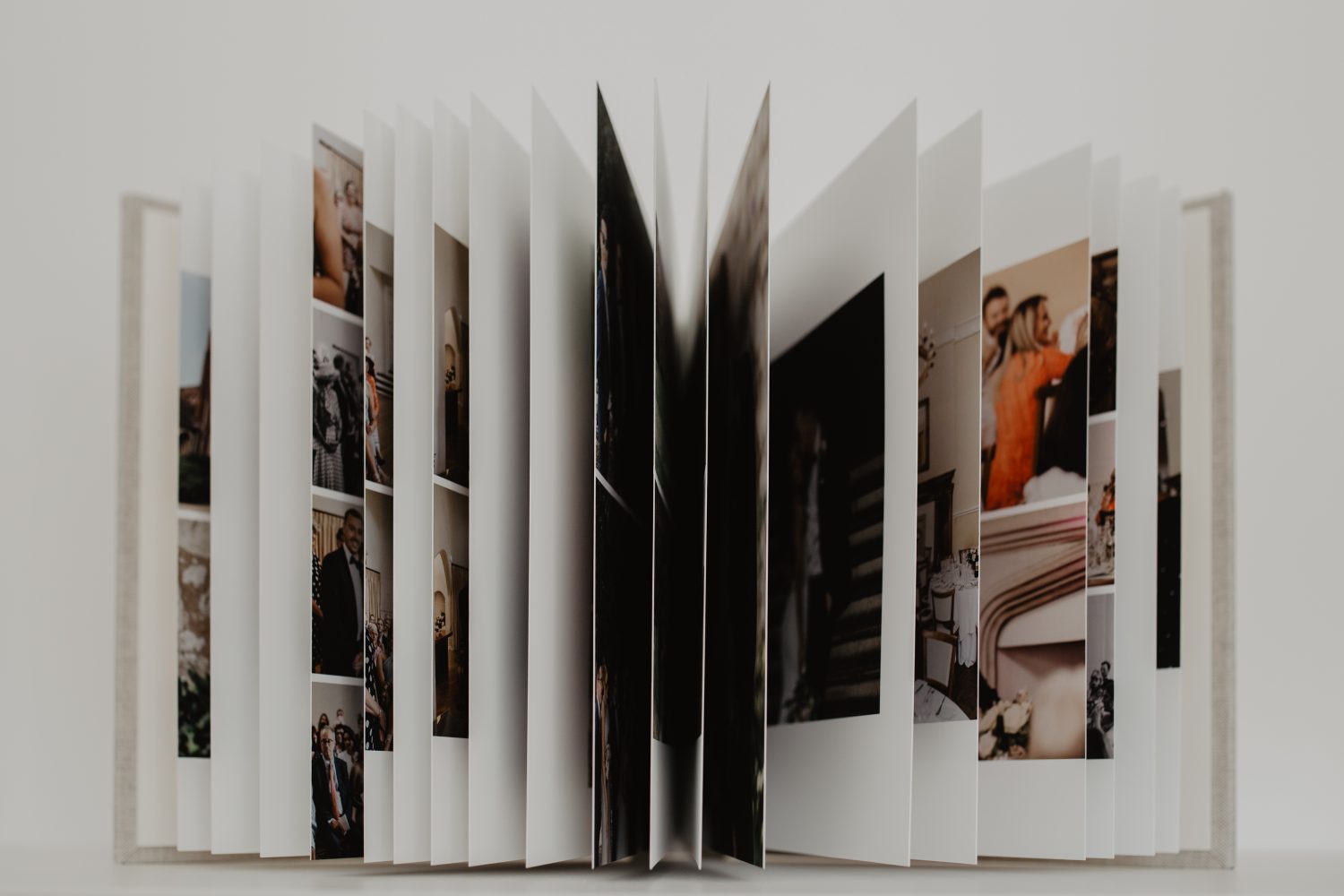 wedding album pages spread