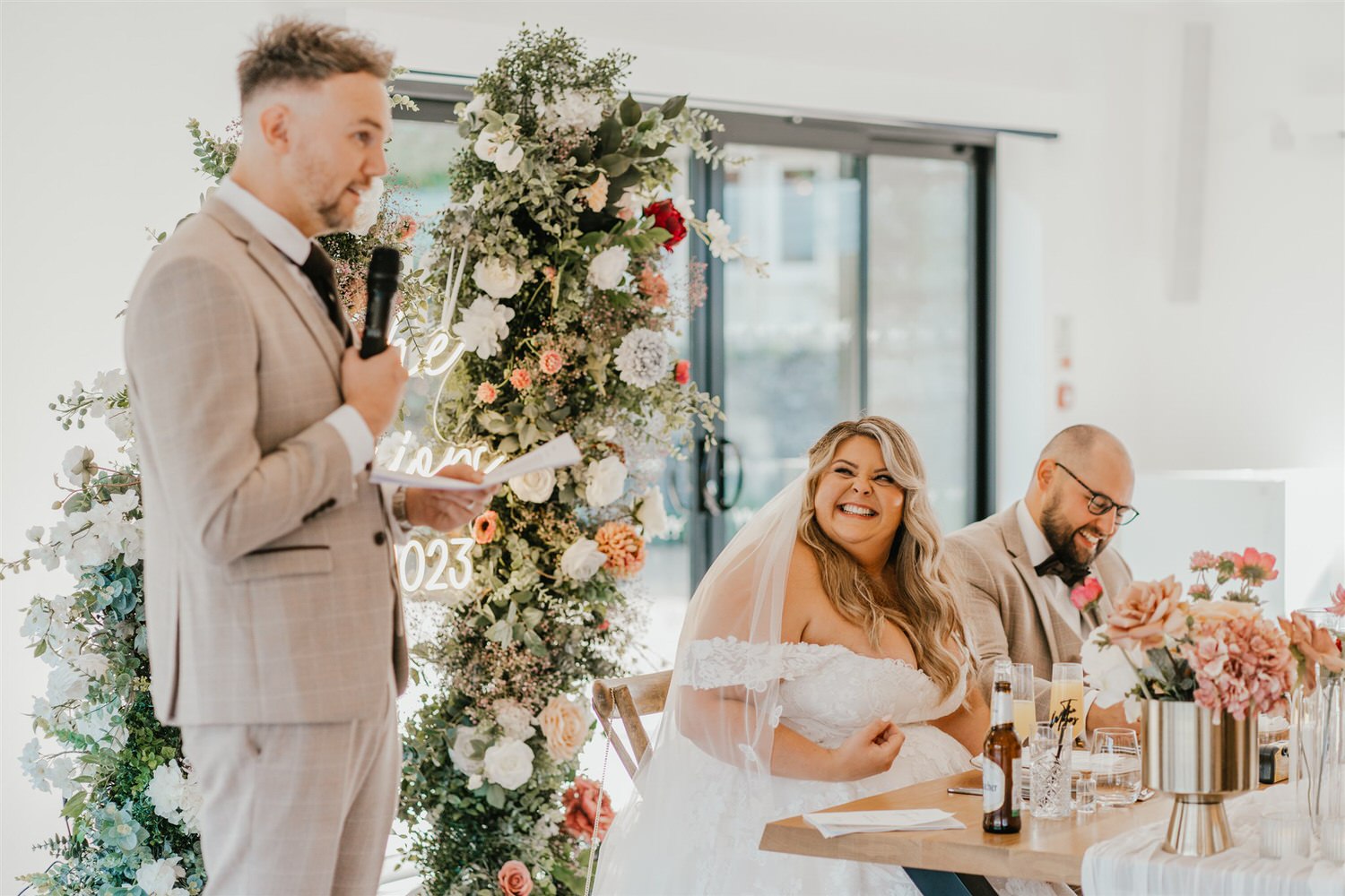 wedding speeches at chapel house estate wedding