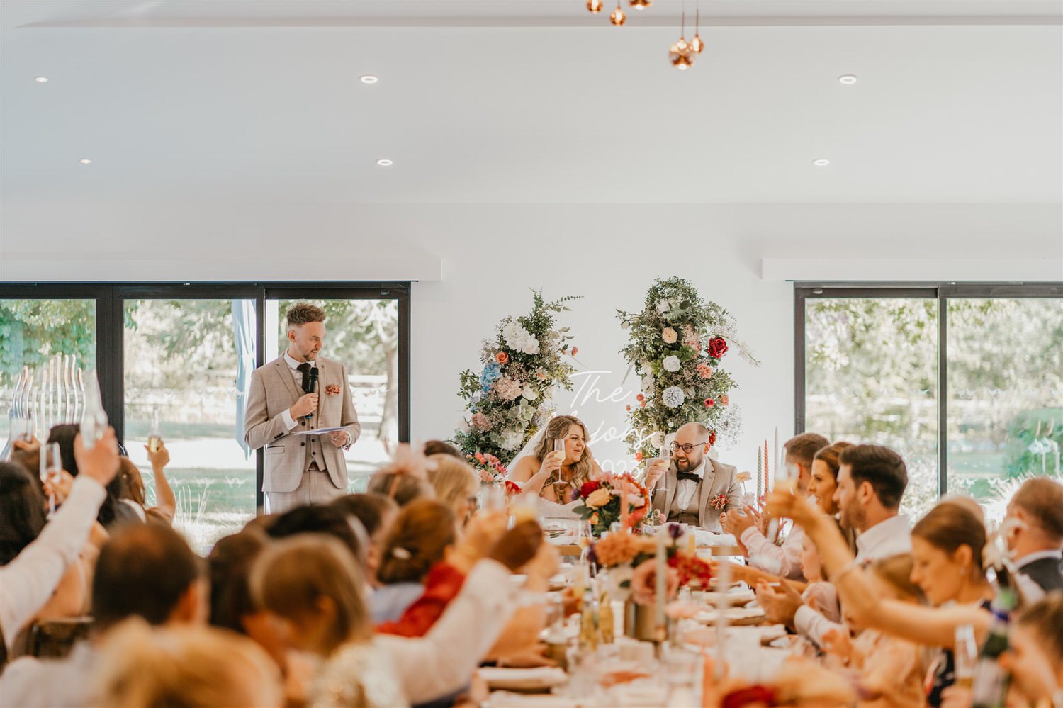 wedding speeches at chapel house estate wedding