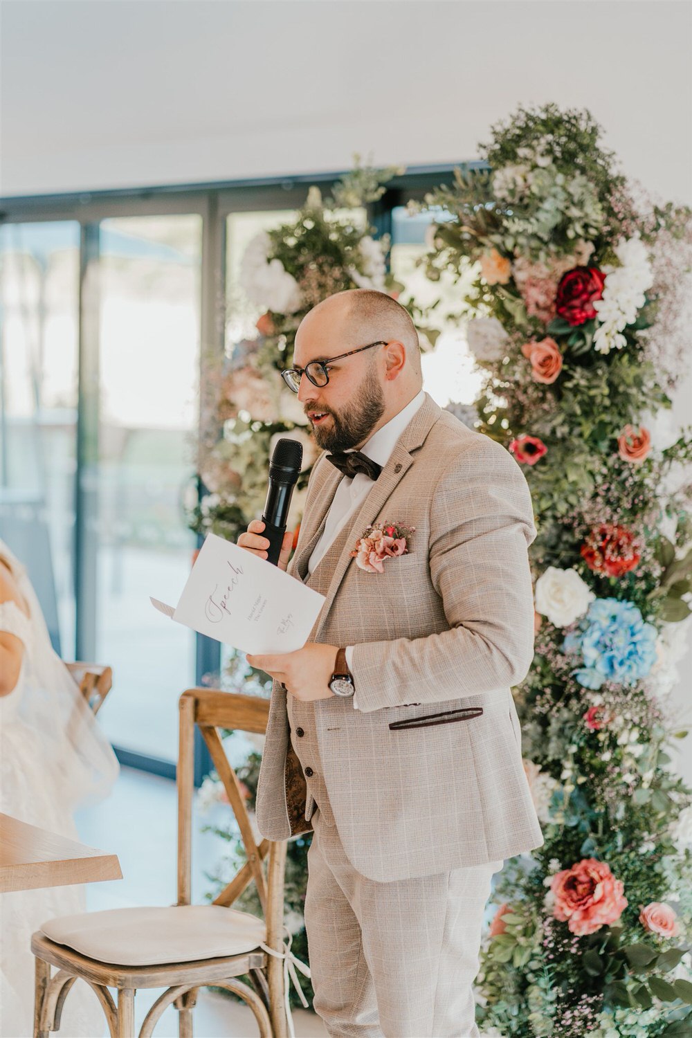 wedding speeches at chapel house estate wedding