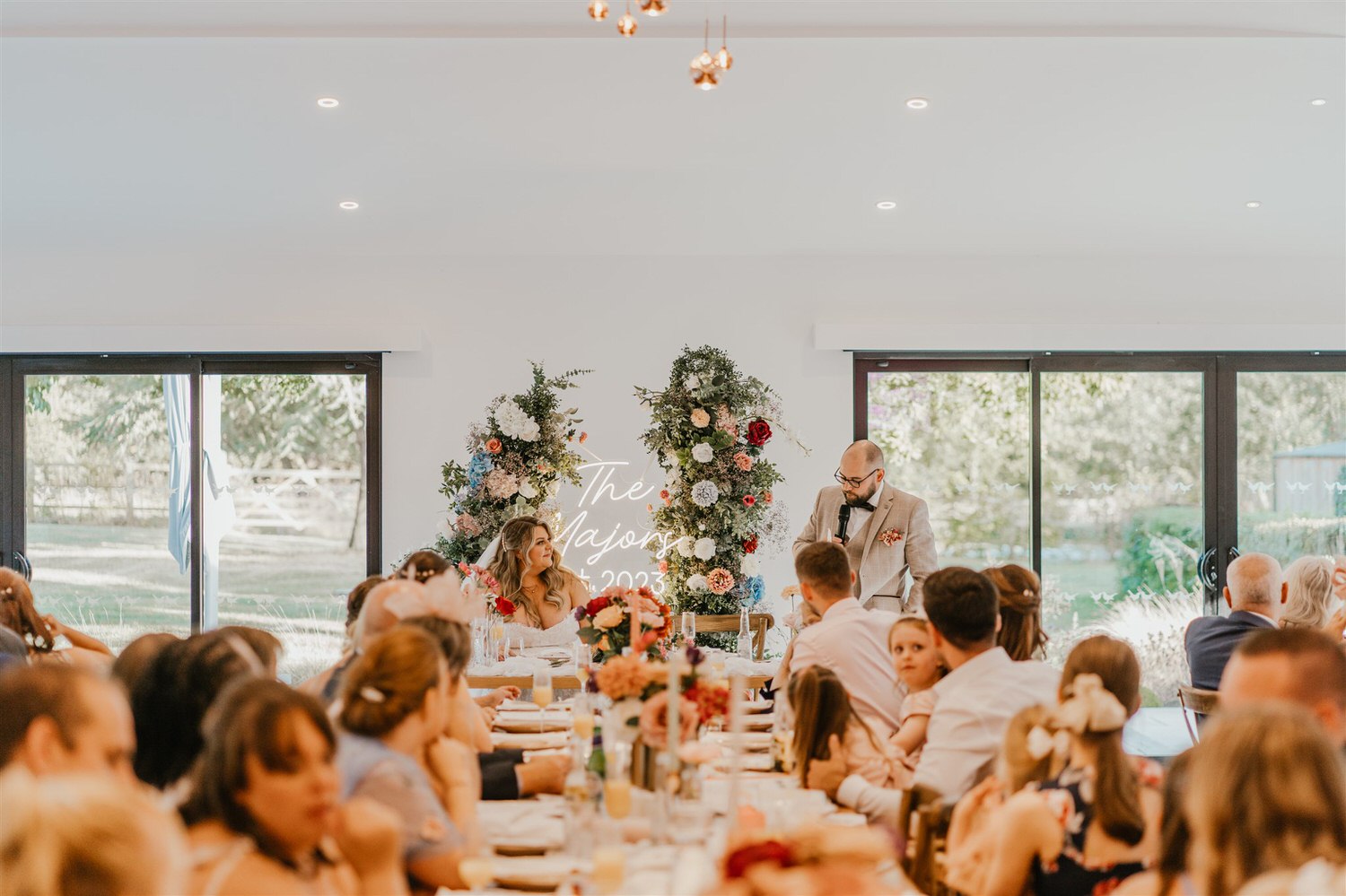 wedding speeches at chapel house estate wedding