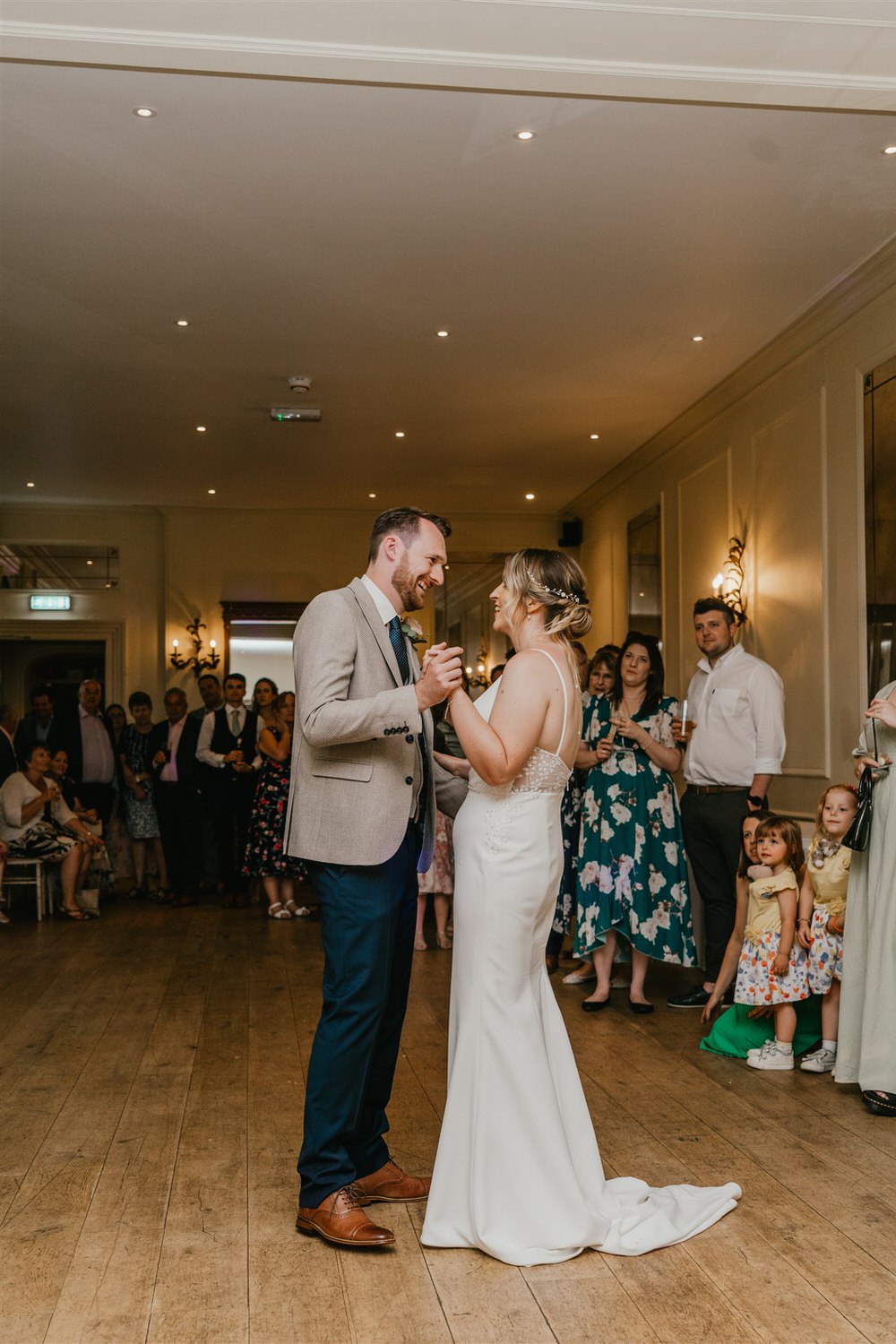 bride and groom first dance at hotel du vin tunbridge wells wedding