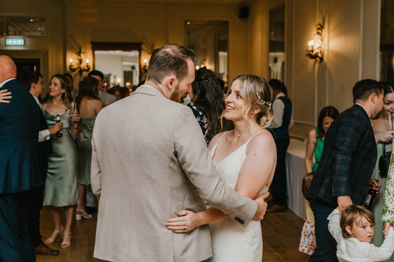 bride and groom on the dance floor at hotel du vin tunbridge wells wedding
