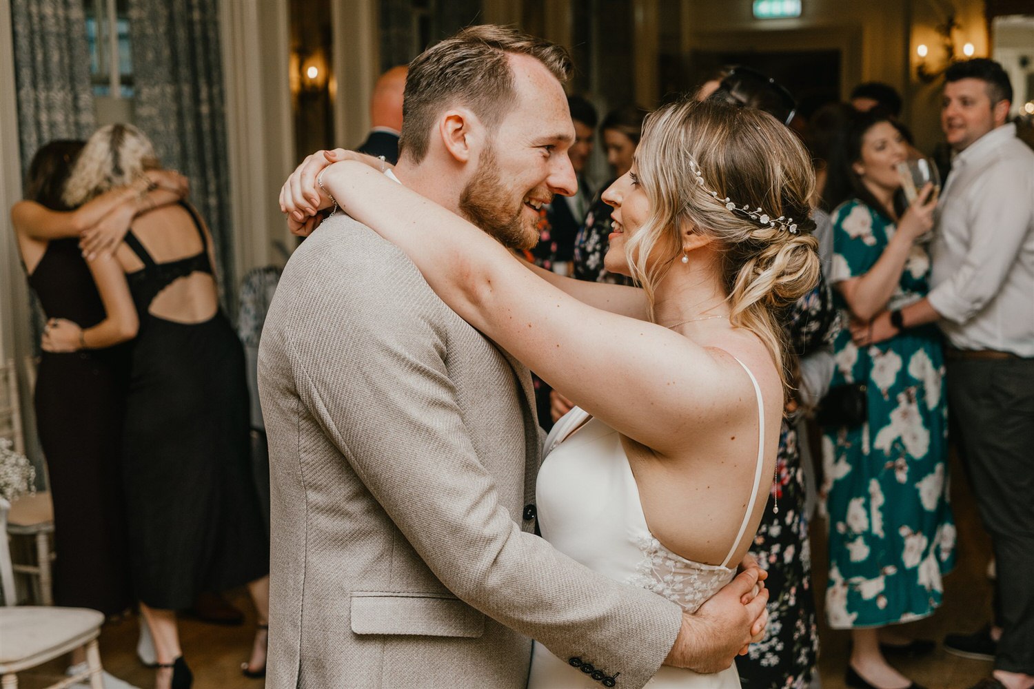 bride and groom on the dance floor at hotel du vin tunbridge wells wedding