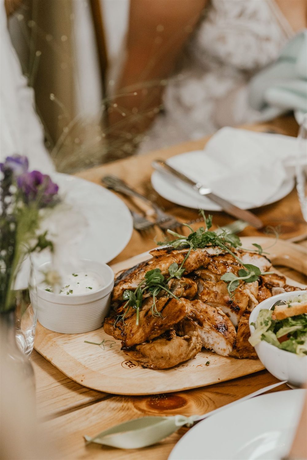 sharing style wedding bbq food platters
