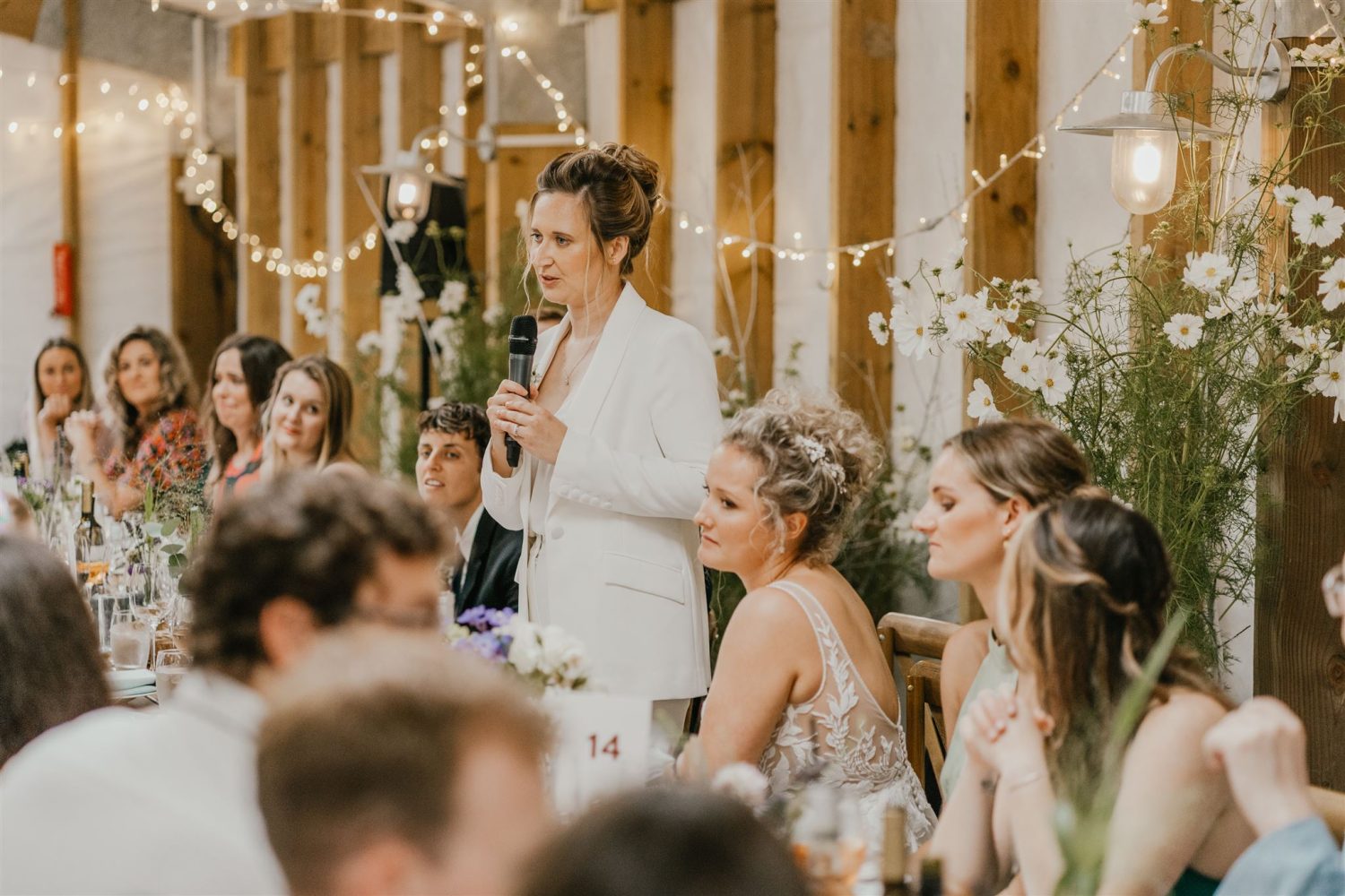 bride's speech at acorn barn wedding venue