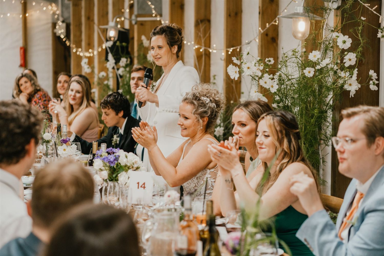 bride's speech at acorn barn wedding venue
