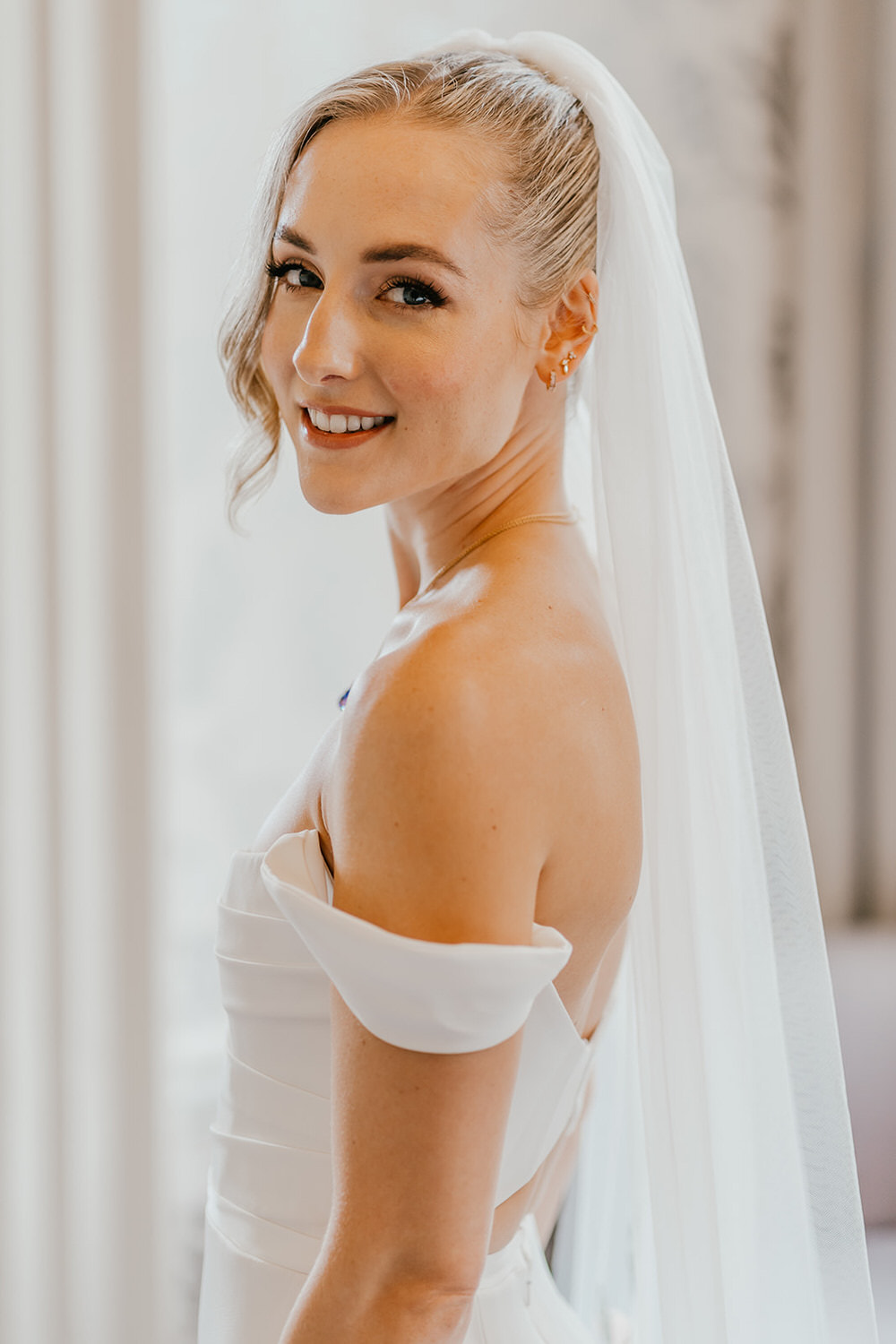 bridal portrait at morden hall london wedding