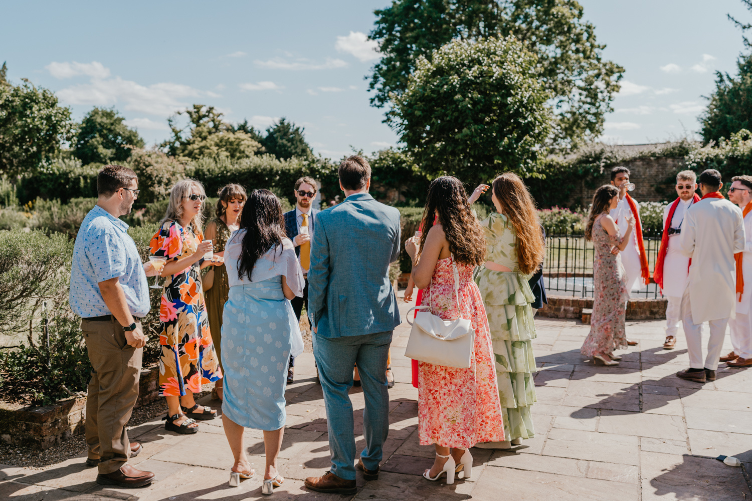 drinks reception at northbrook park wedding