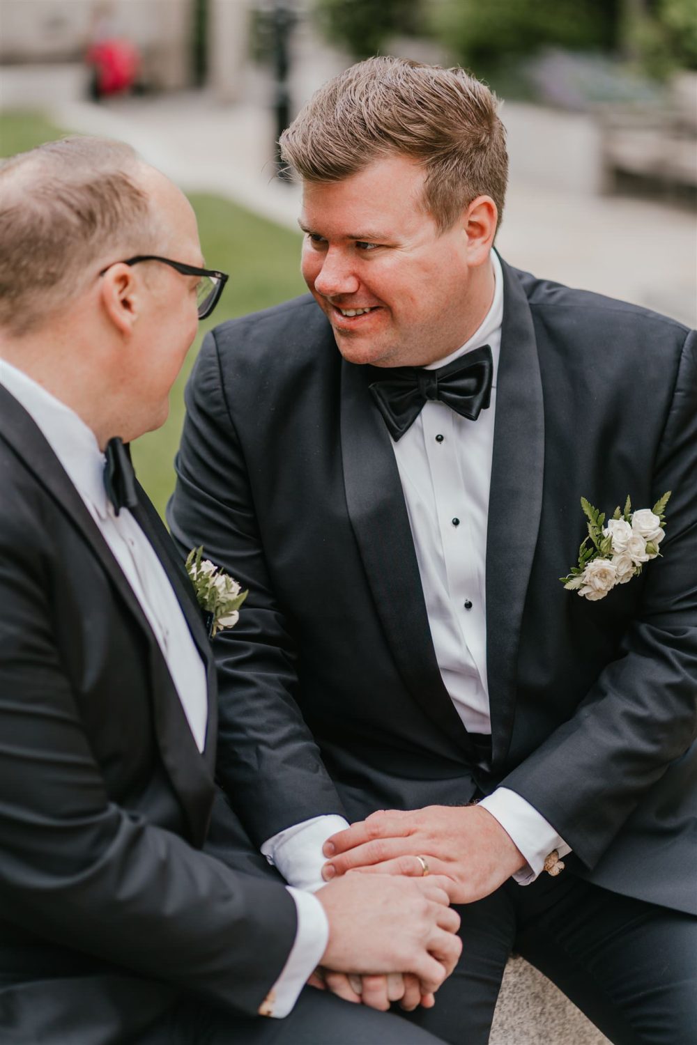 grooms couple portraits at London wedding at trinity house in tower hill