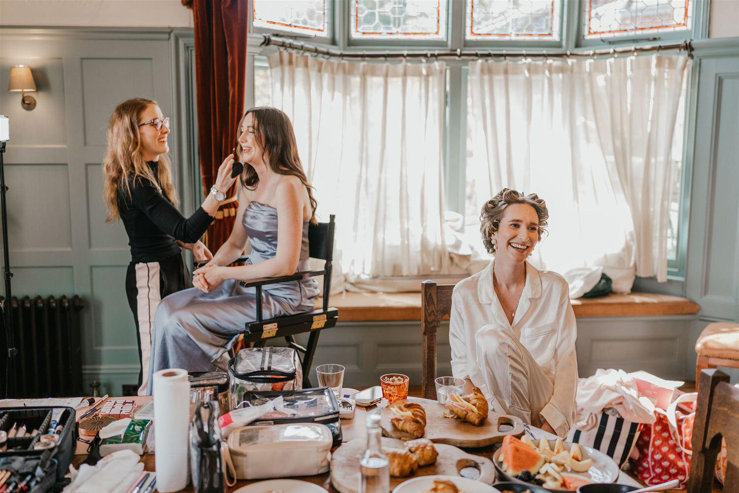 bridal prep at the beacon tunbridge wells wedding venue in kent