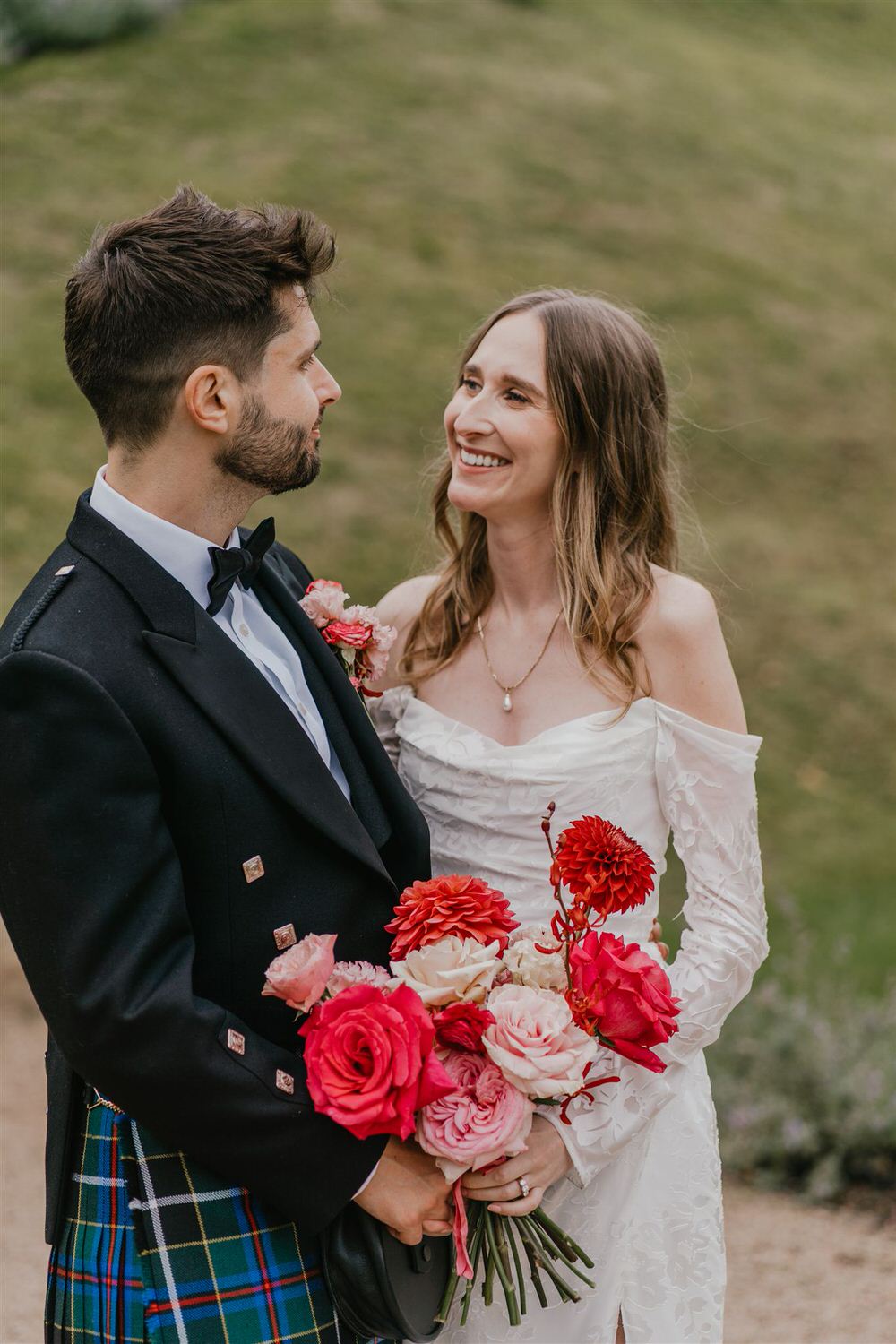 bride and groom couple portraits at the beacon tunbridge wells wedding