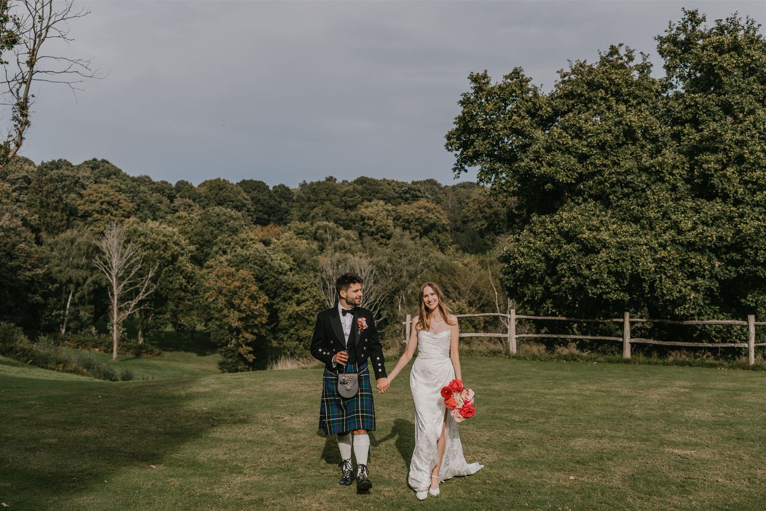 bride and groom couple portraits at the beacon tunbridge wells wedding venue in kent
