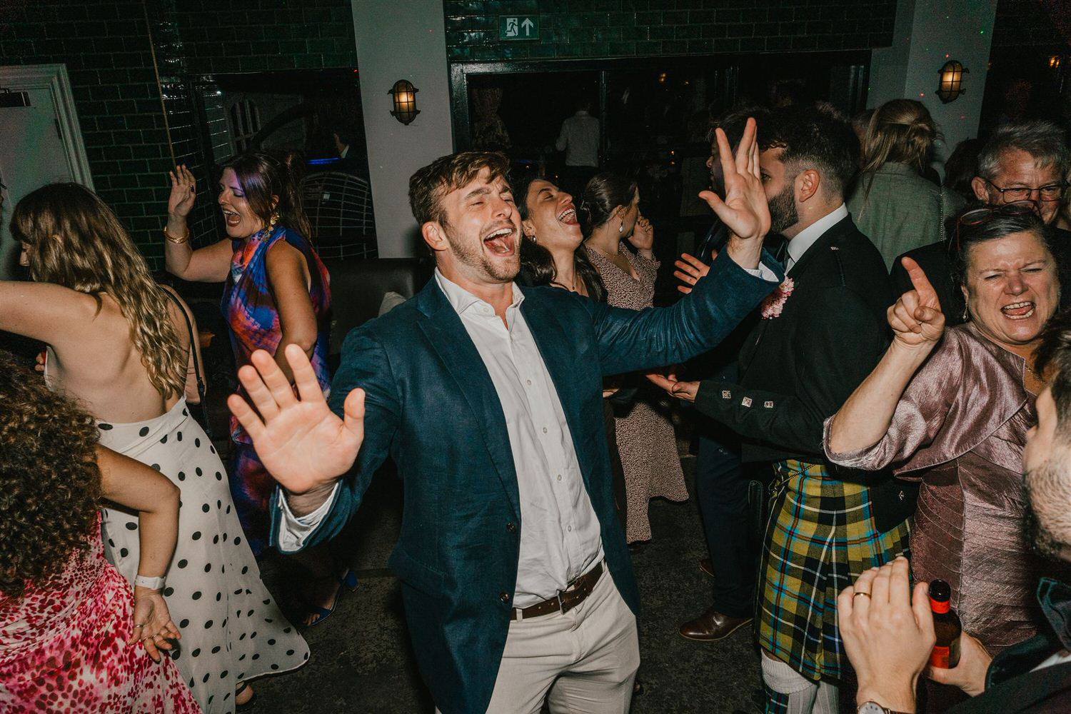 guests on the dance floor at the beacon tunbridge wells