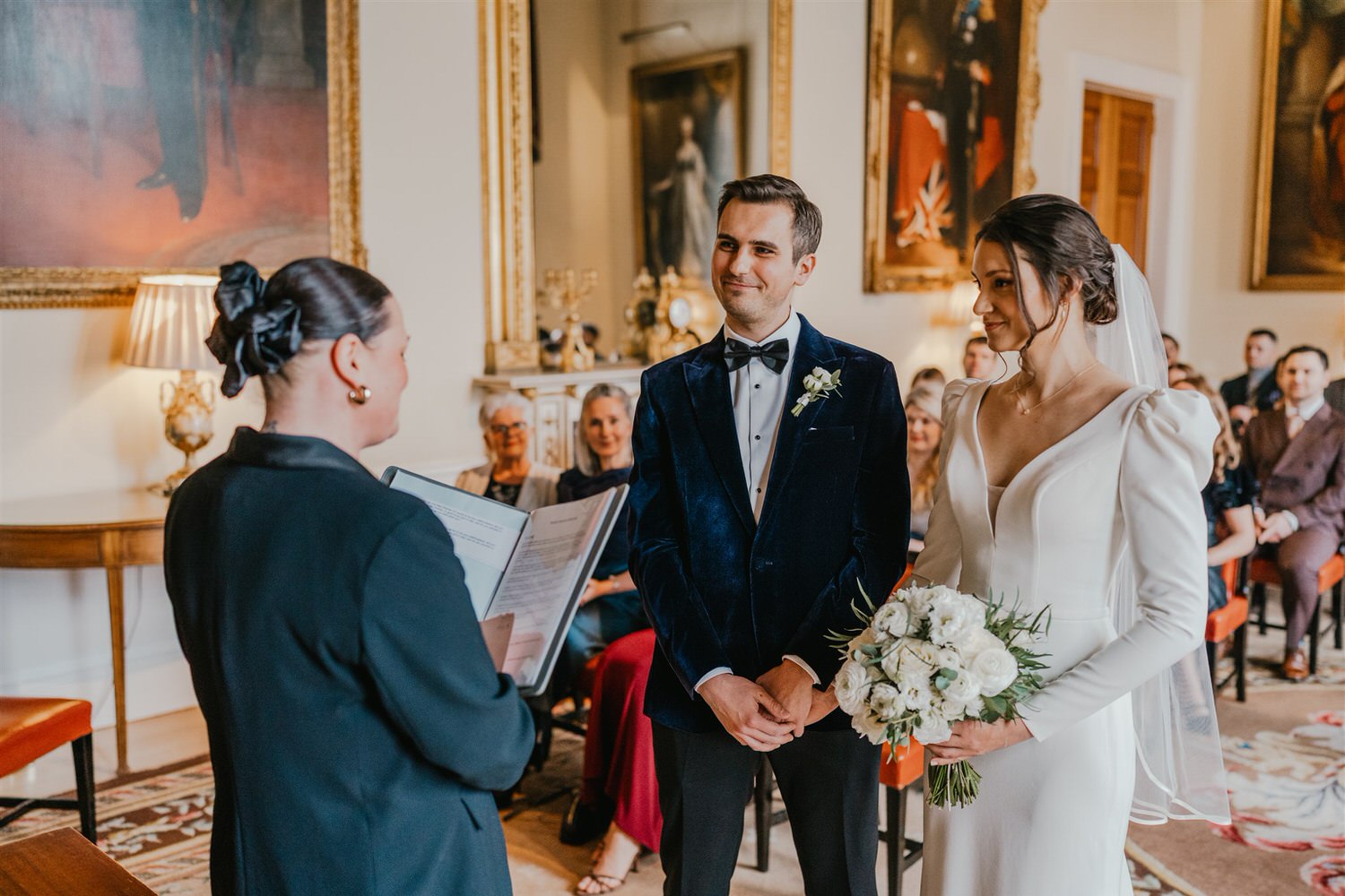 trinity house winter wedding in london